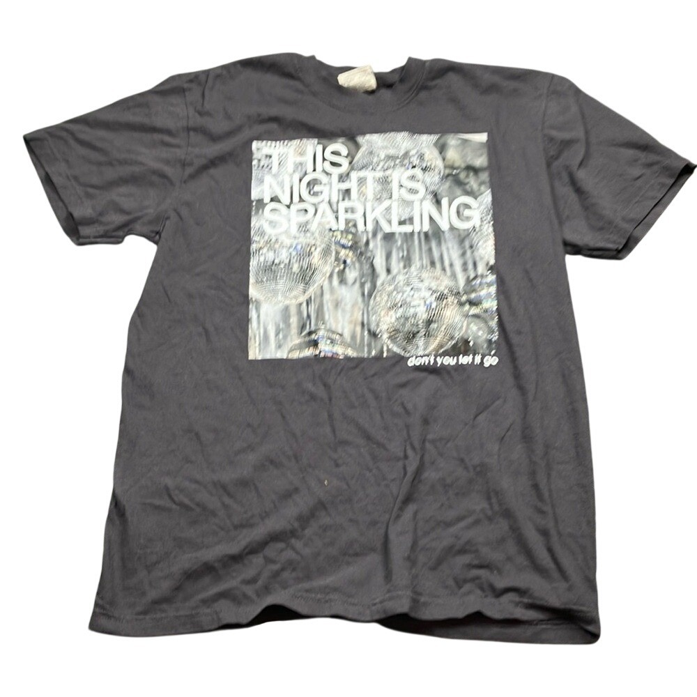 Comfort Colors Womens Taylor‎ Swift This Night Is Sparkling Graphic Tee Size M